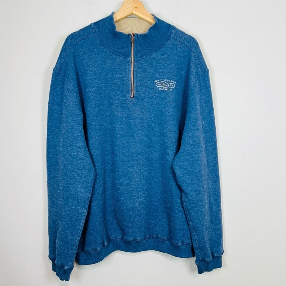 Walt Disney World 1971 Blue Midweight 1/4 Zip XL